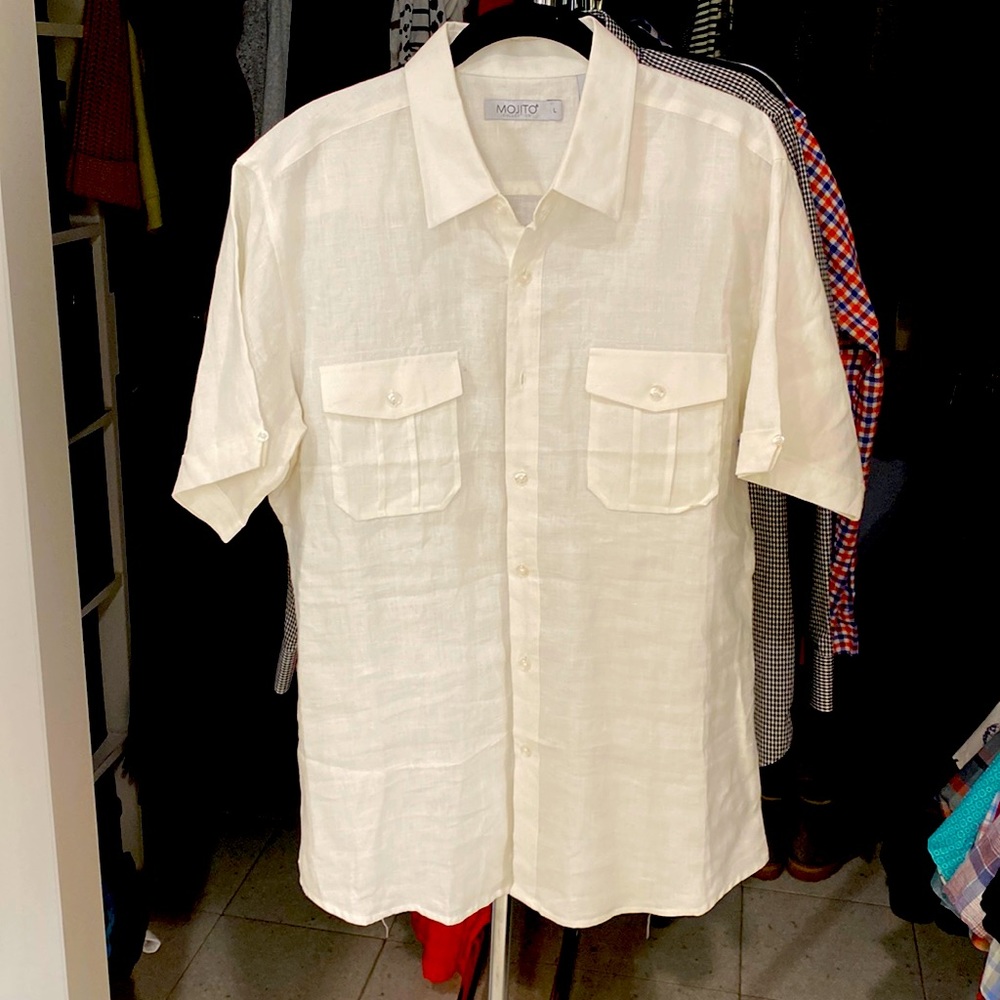 Havana/Camp style linen shirt